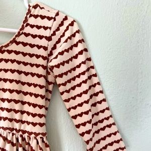 Alice and Ames brown heart ballet dress